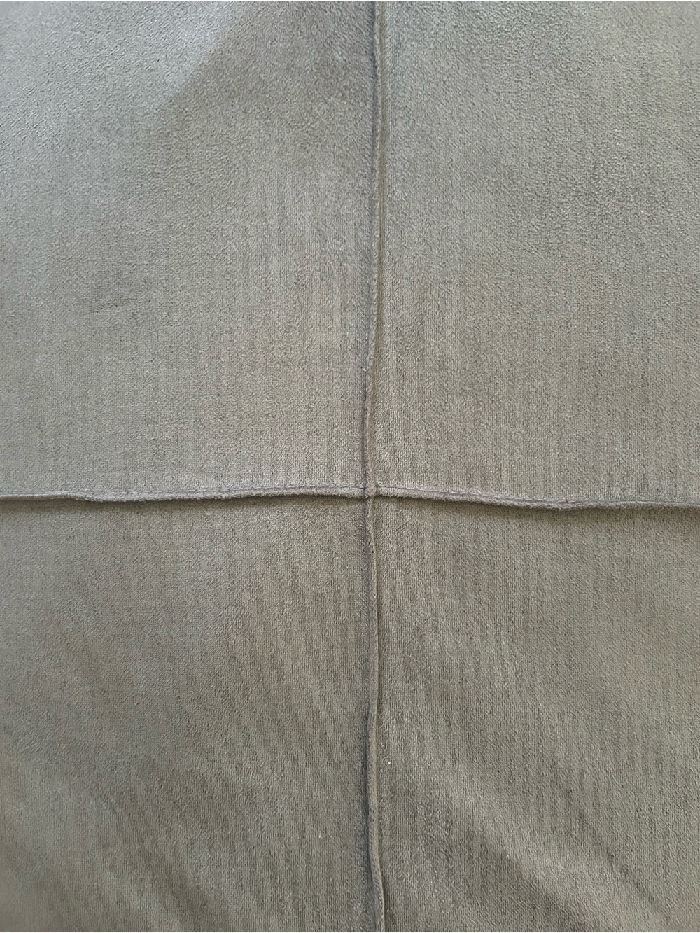 RUDSAK Women’s Taupe Faux Suede Sweater Dress Angora Blend - Picture 5 of 12